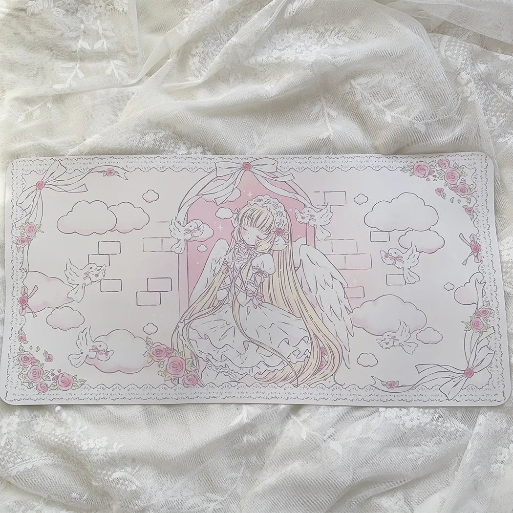 INS Style Cute Girl Mouse Pad