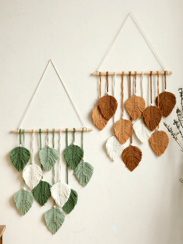 Leaf Macrame Wall Tapestry
