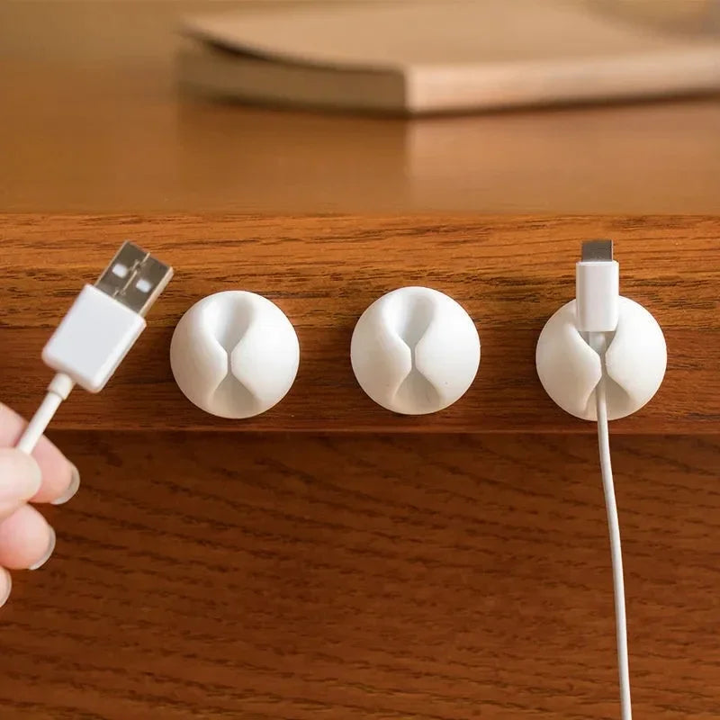 Silicone Self-Adhesive Cable Clips