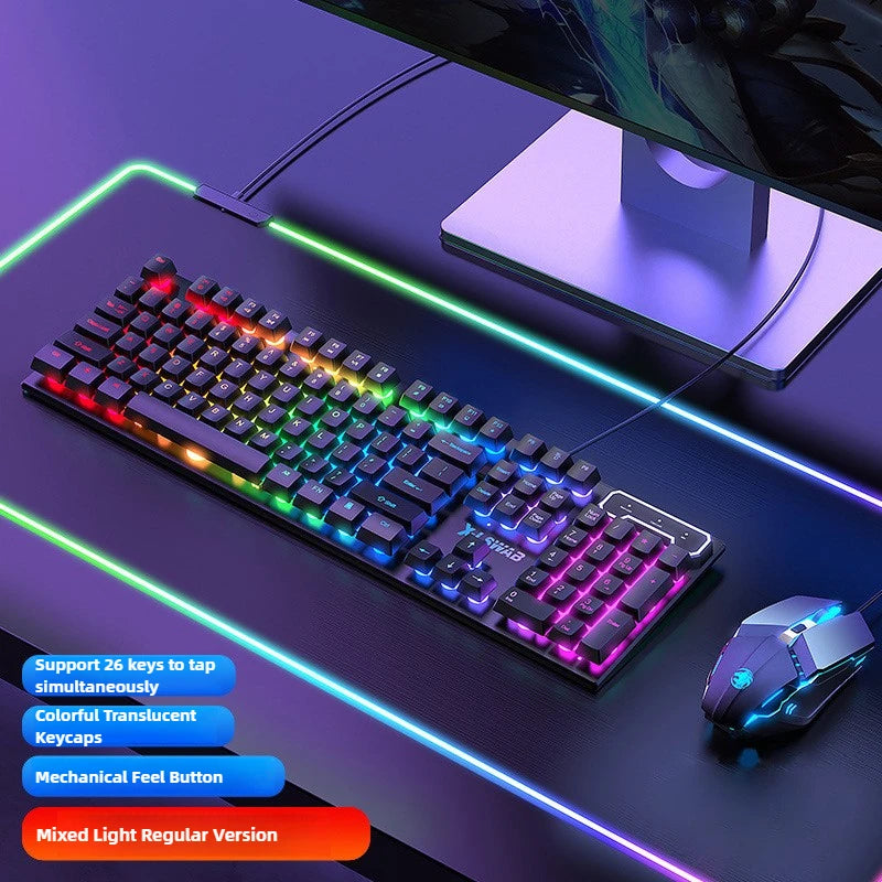Ergonomic Waterproof Set for Desktop Gamers