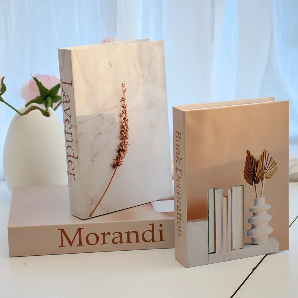 3PCS Fashion Decorative Fake Books