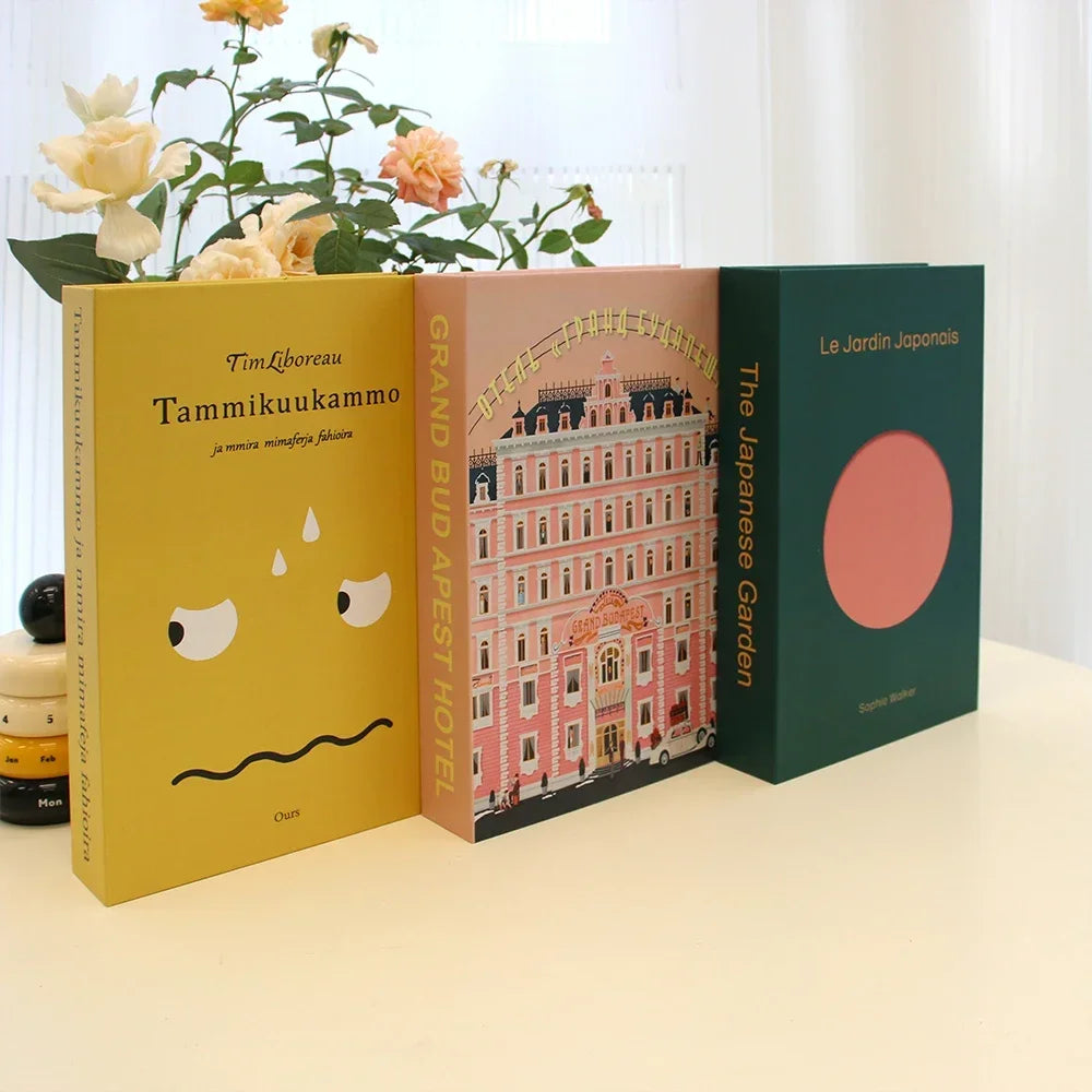 3PCS Fashion Decorative Fake Books