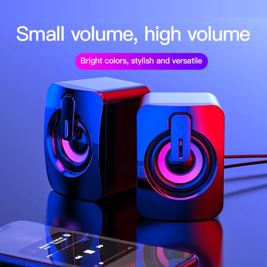 Mini PC Speaker – USB Powered Sound Box for Computer