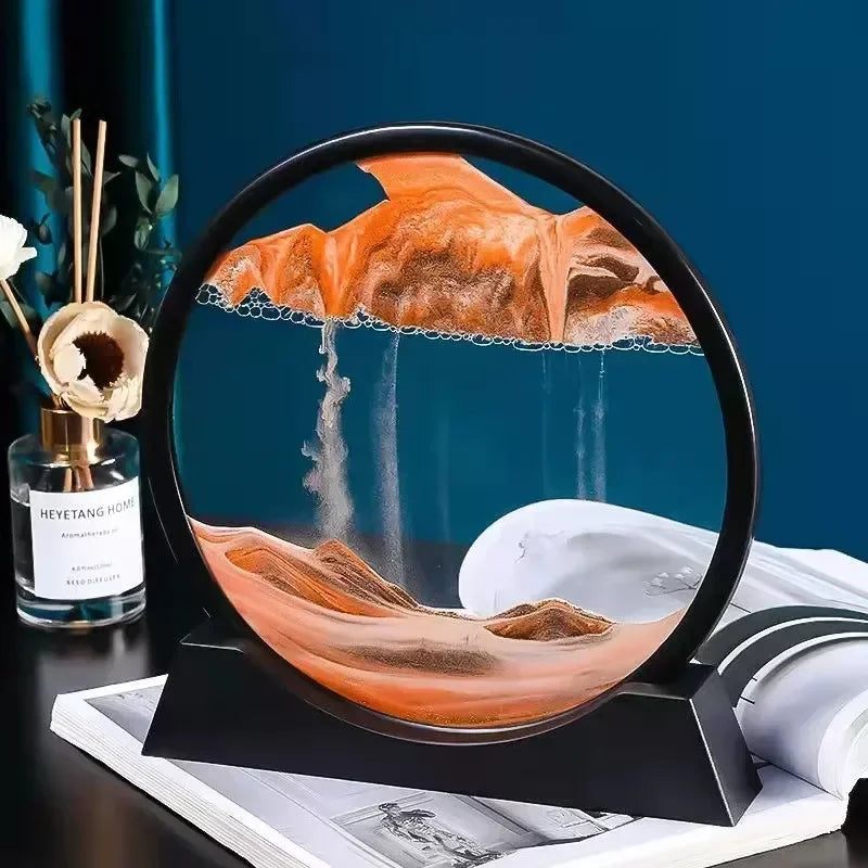 3D Moving Sand Art Hourglass