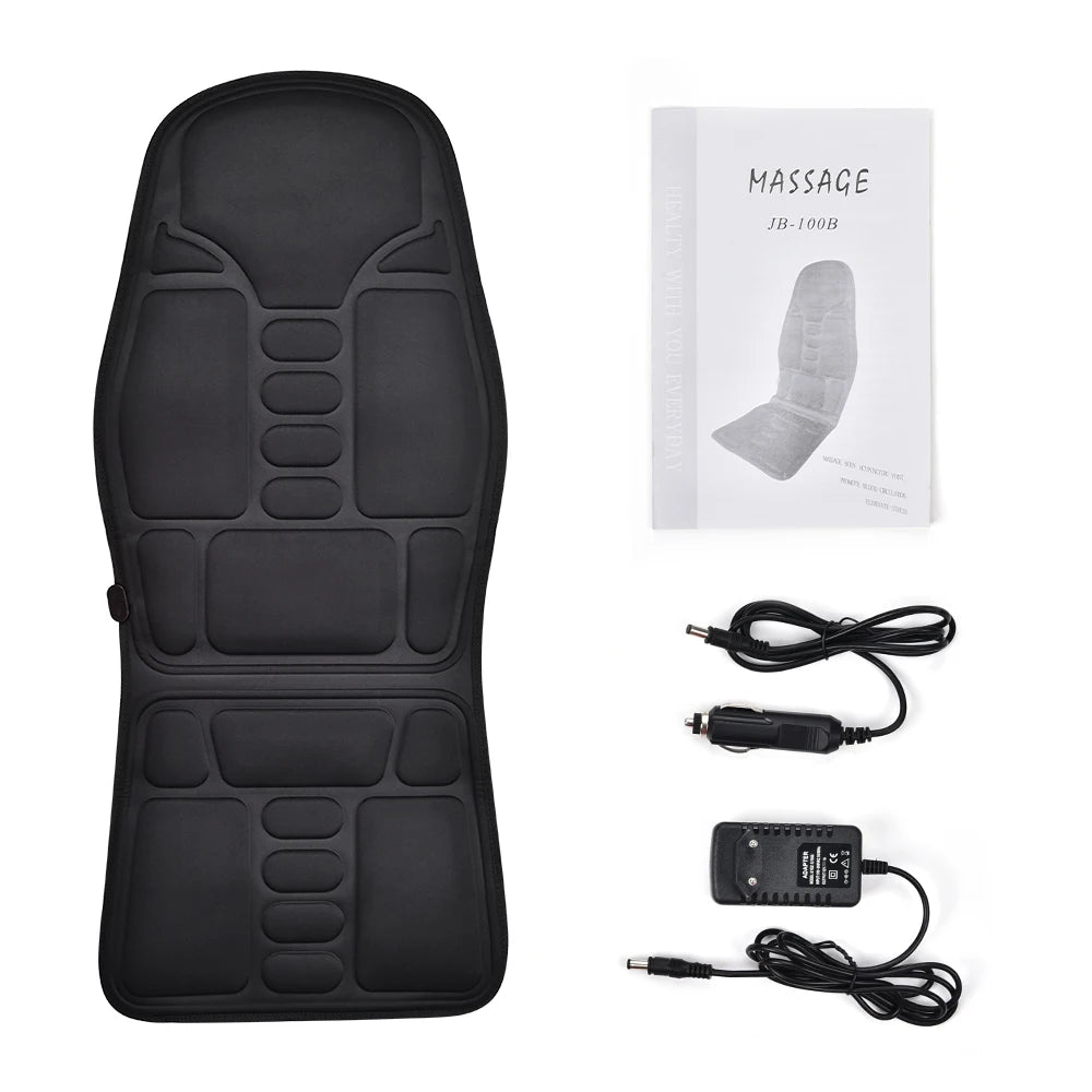 Infrared Full Body Massage Chair Pad for Car, Home & Office