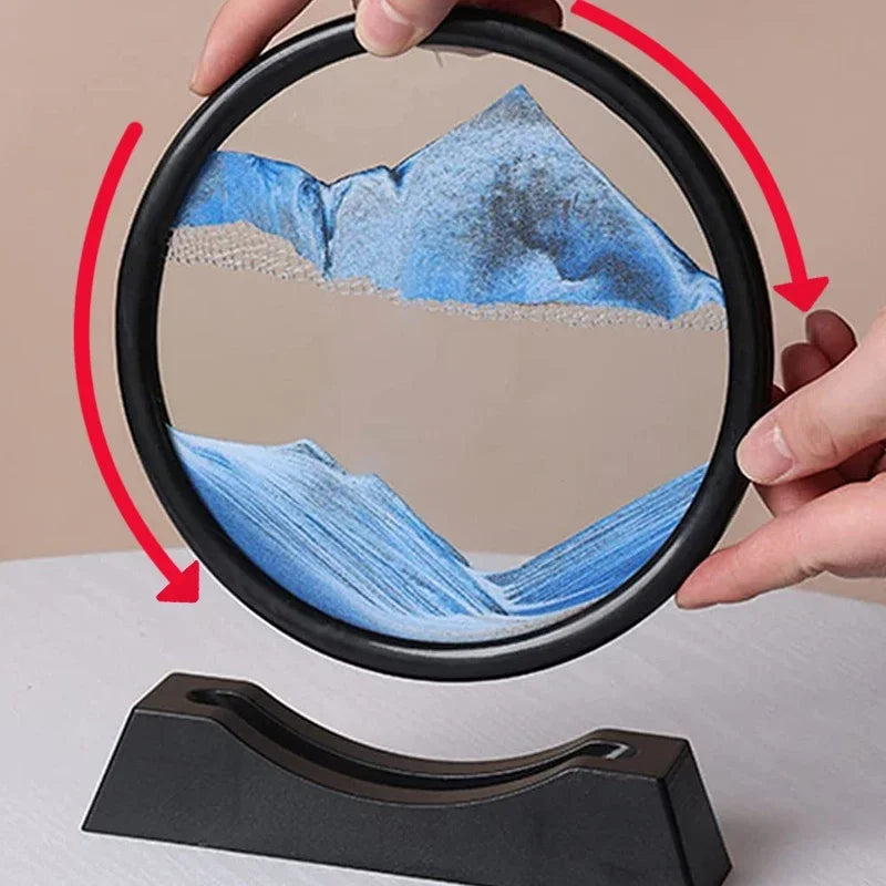 3D Moving Sand Art Hourglass