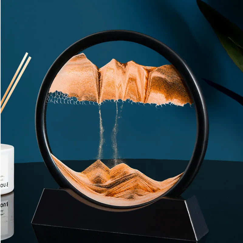 3D Moving Sand Art Hourglass