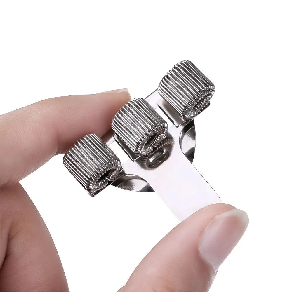 Metal Spring Pen Holder with Clip