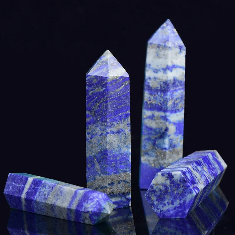 Natural Stone & Crystal Point Wand