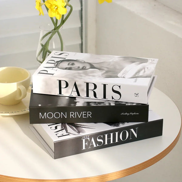 3PCS Fashion Decorative Fake Books