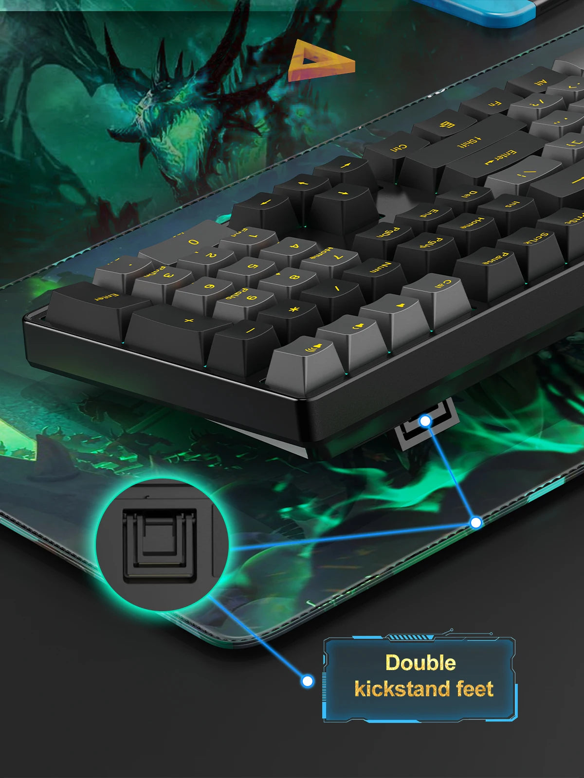 NPET 87-Key RGB Mechanical Keyboard