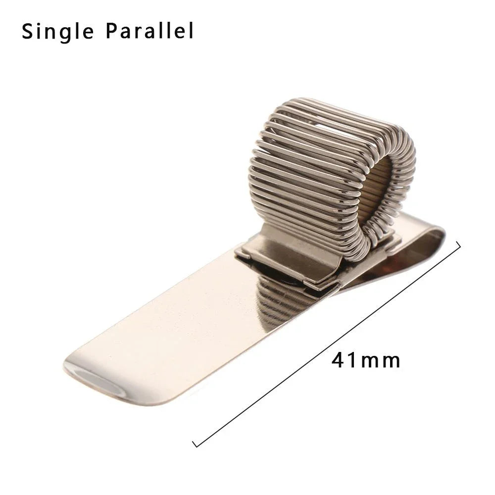 Metal Spring Pen Holder with Clip