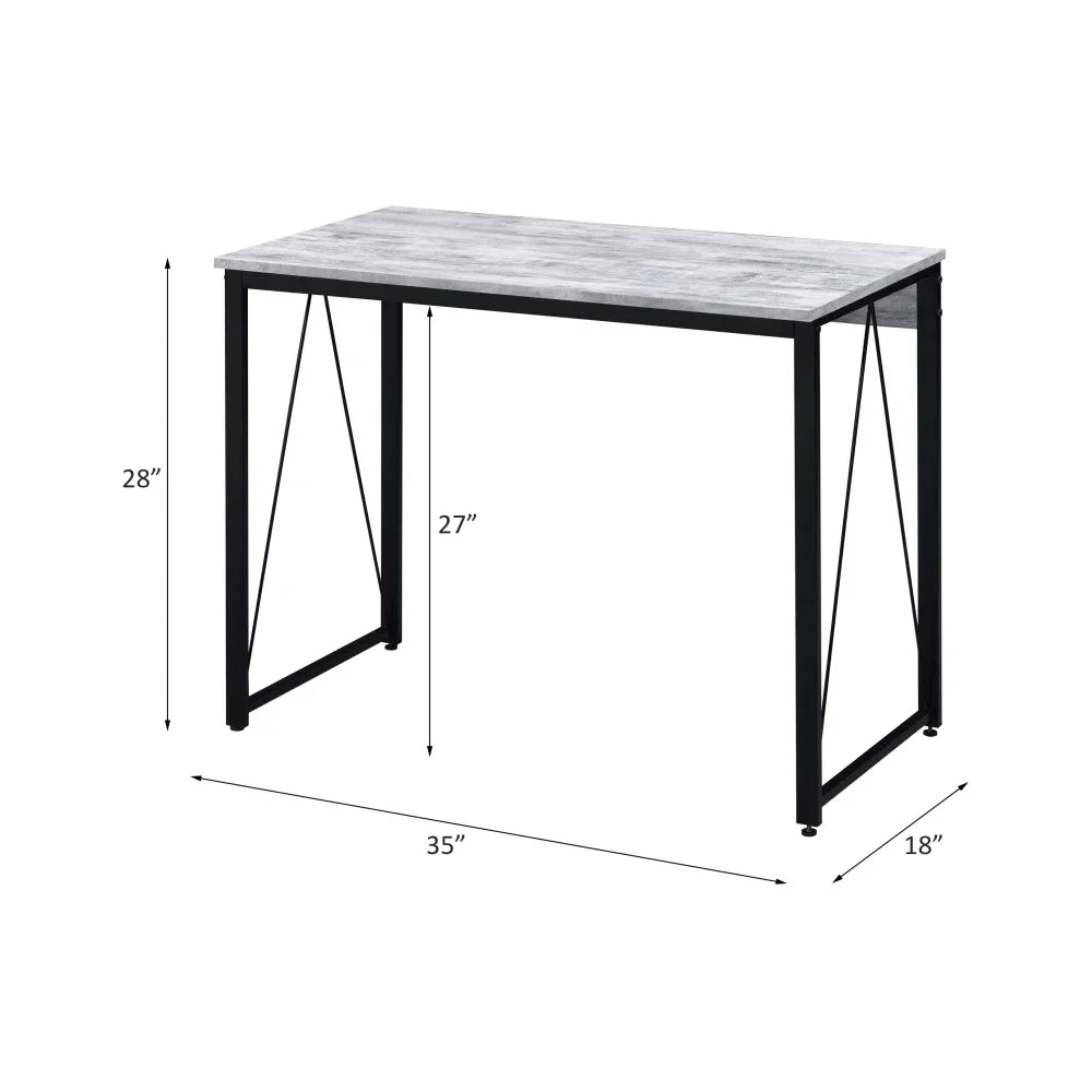 Antique White & Black Writing Desk