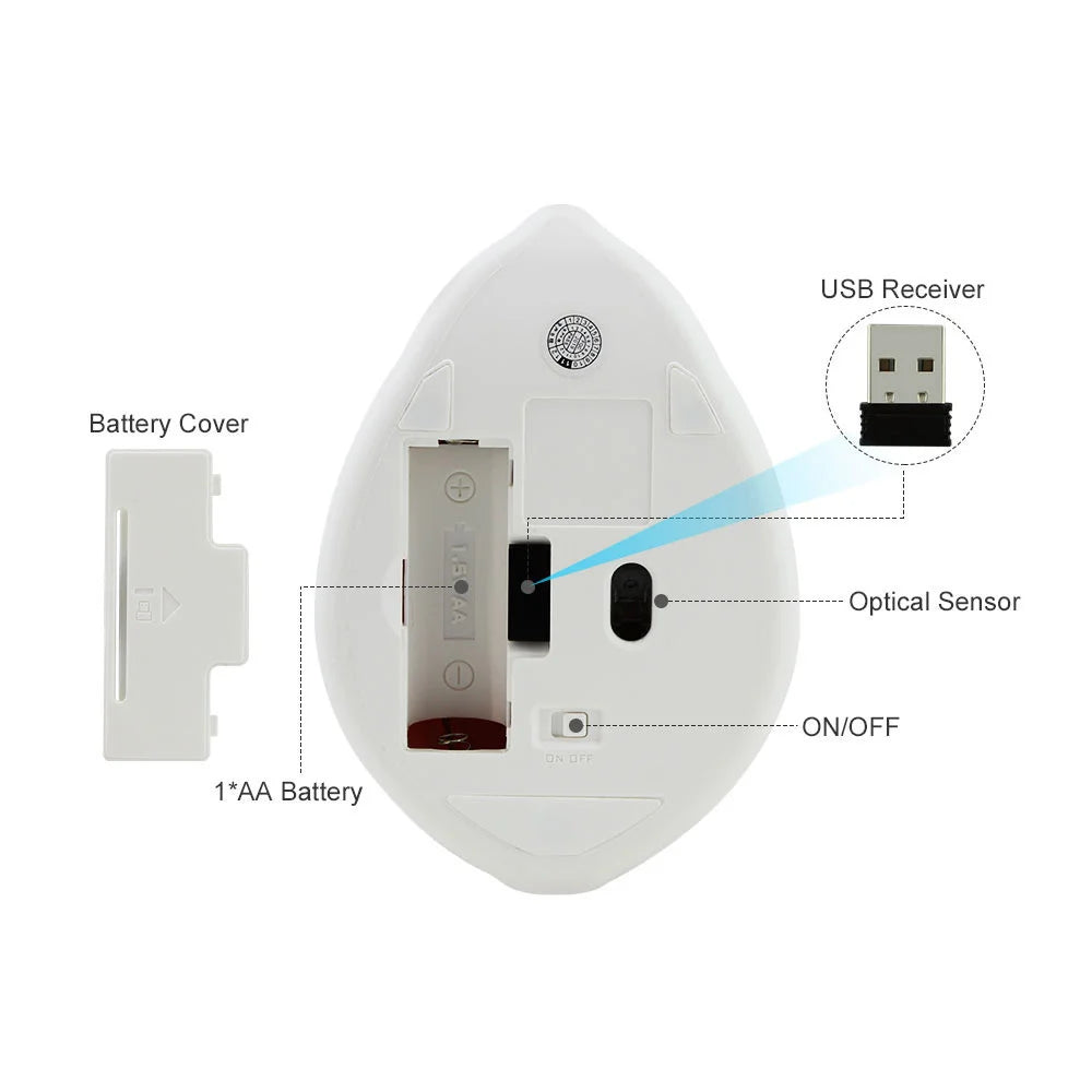 2.4G + Bluetooth Wireless Mouse