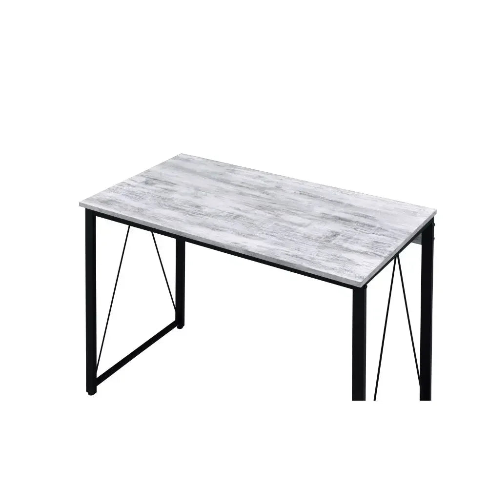 Antique White & Black Writing Desk
