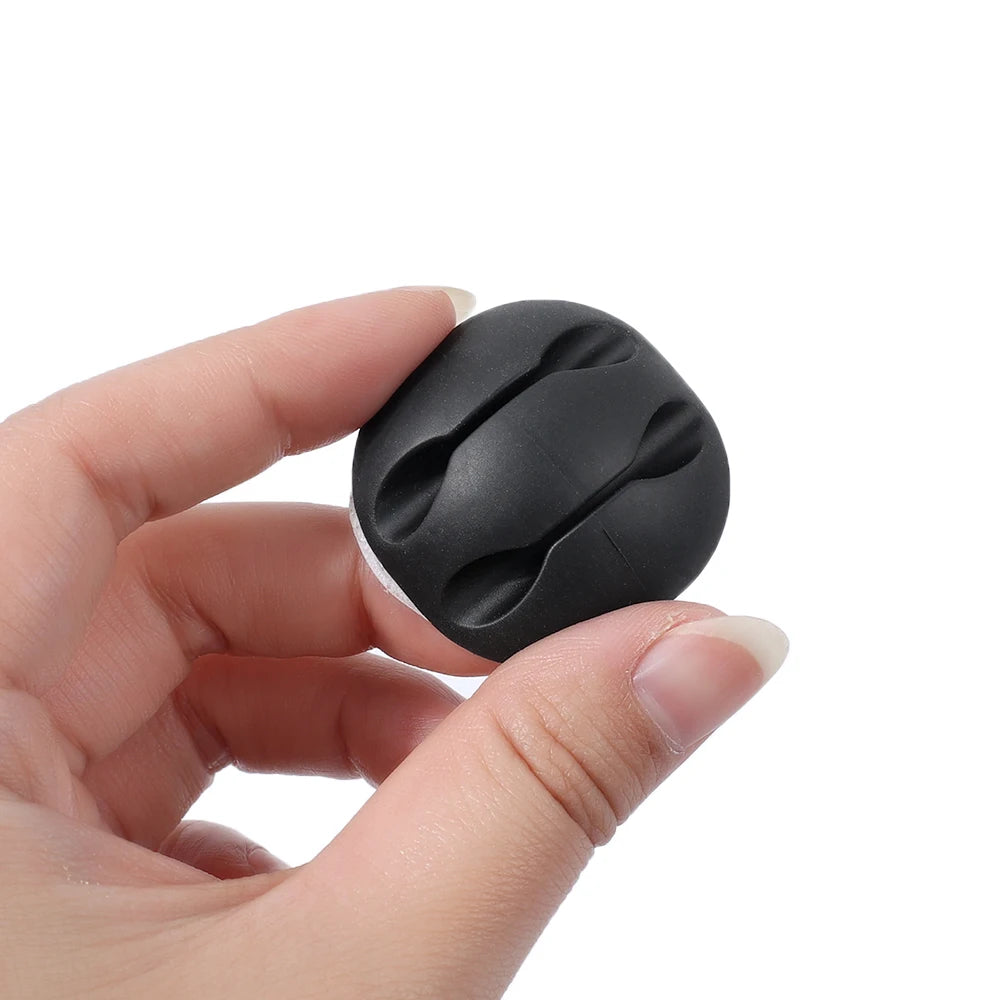 Silicone Self-Adhesive Cable Clips