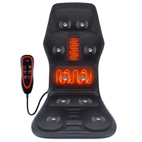 Infrared Full Body Massage Chair Pad for Car, Home & Office