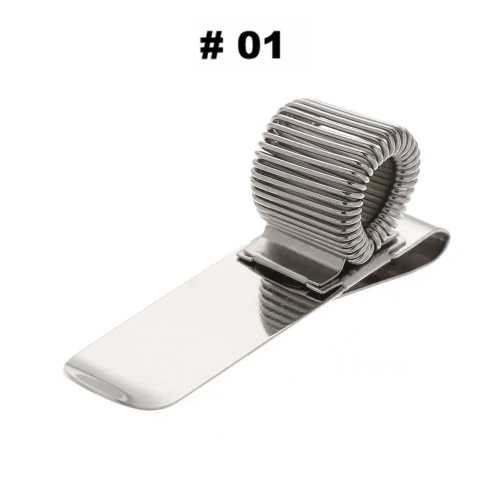 Metal Spring Pen Holder with Clip