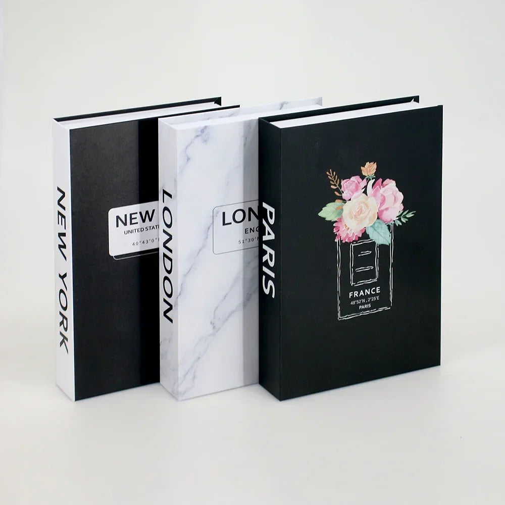 3PCS Fashion Decorative Fake Books