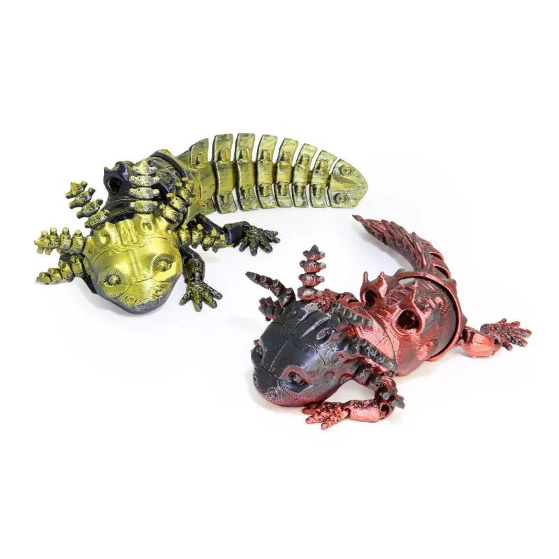 3D Axolotl Mechanical Desk Decor