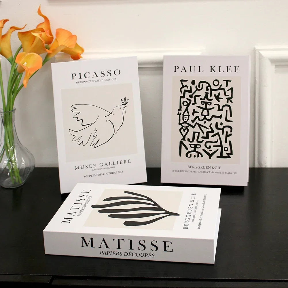 3PCS Fashion Decorative Fake Books