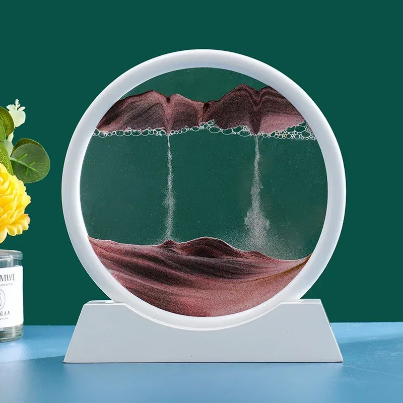 3D Moving Sand Art Hourglass