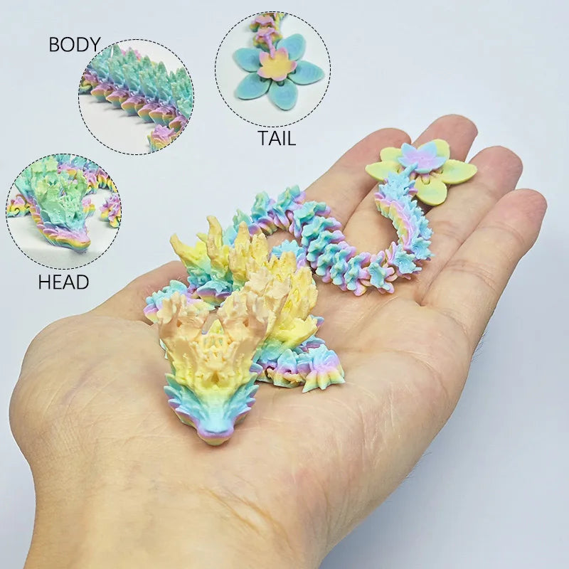 3D Crystal Dragon Fidget Toy