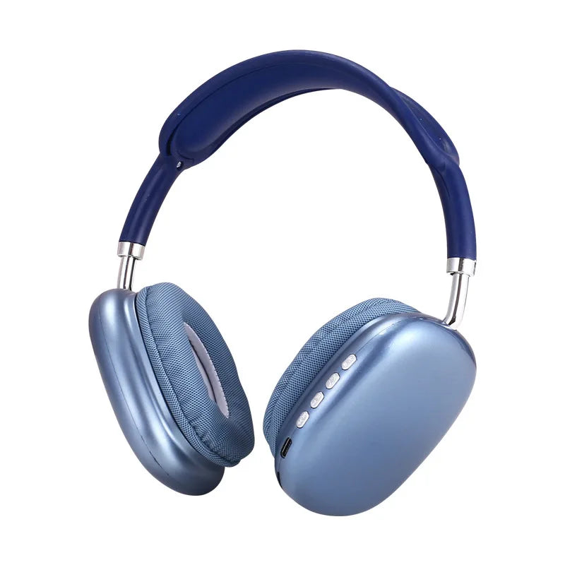 P9 Wireless Bluetooth Headphones – Noise Cancelling Over-Ear Headset with Mic