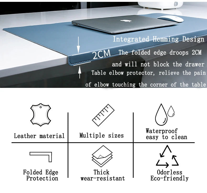 PU Desk Mat with Elbow & Wrist Support