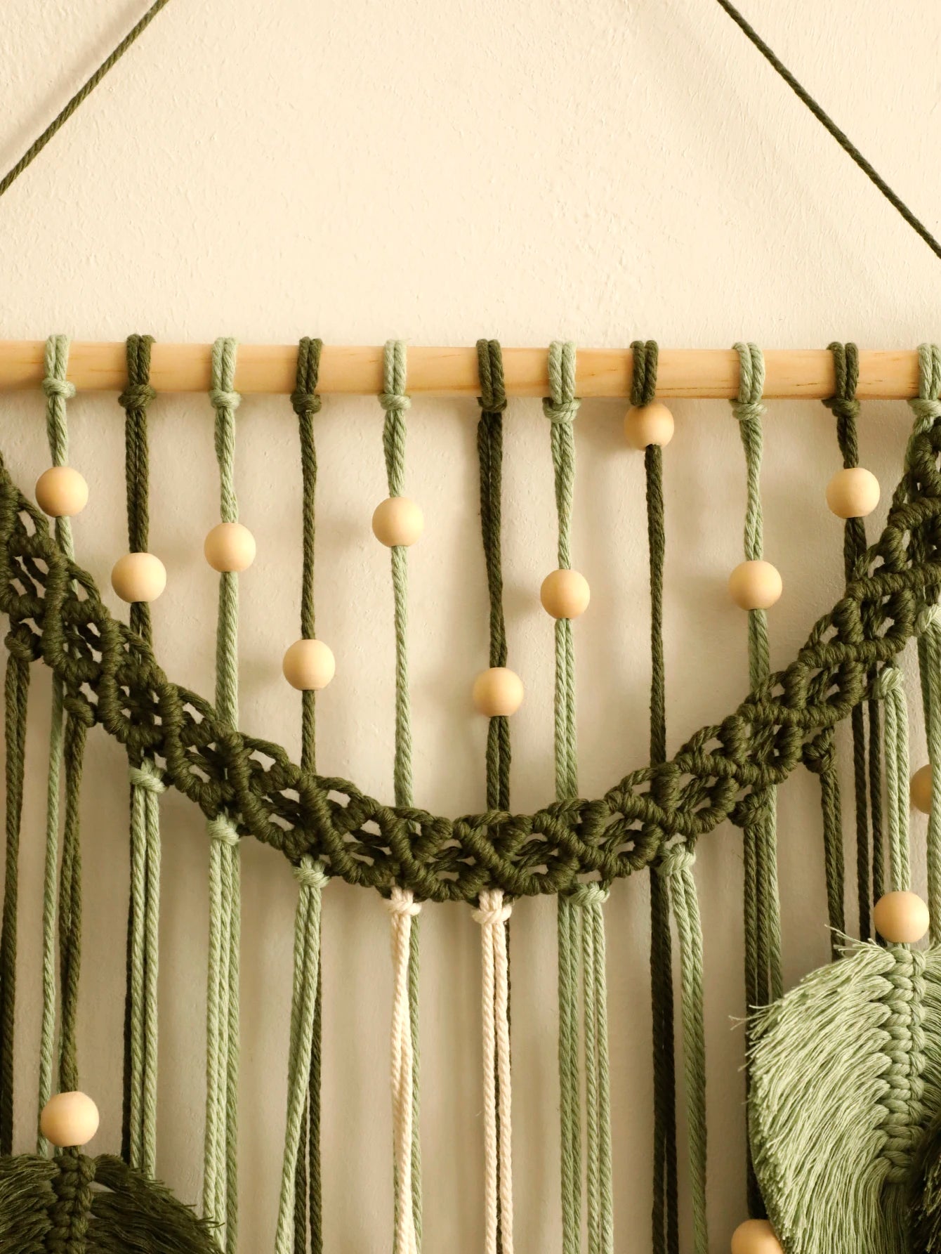 Leaf Macrame Wall Tapestry