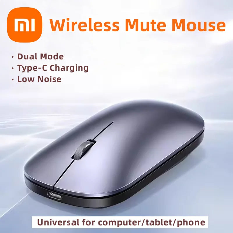 Xiaomi Wireless Mouse – Silent Click Portable Ergonomic Mouse with Type-C Charging