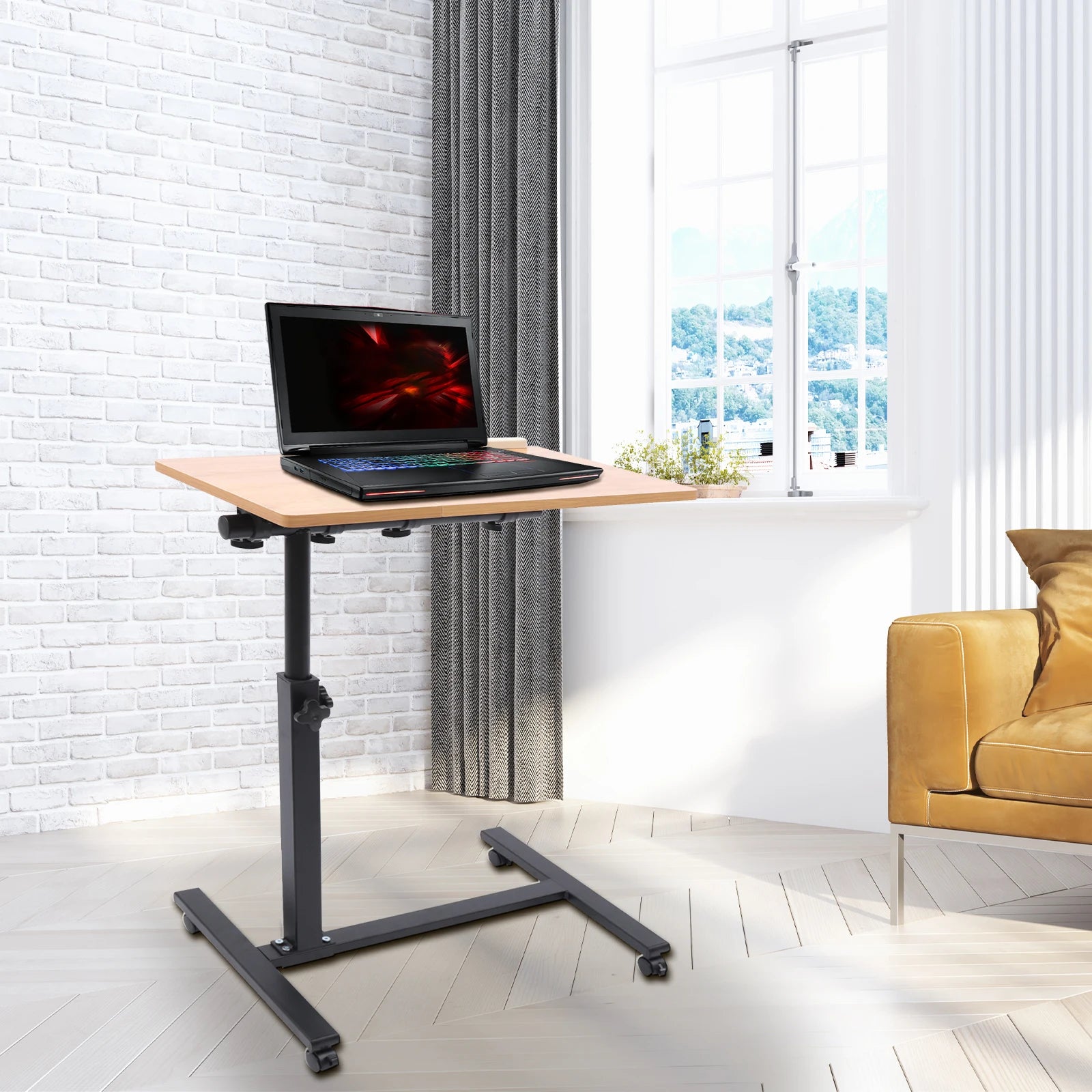 Adjustable Rolling Laptop Desk