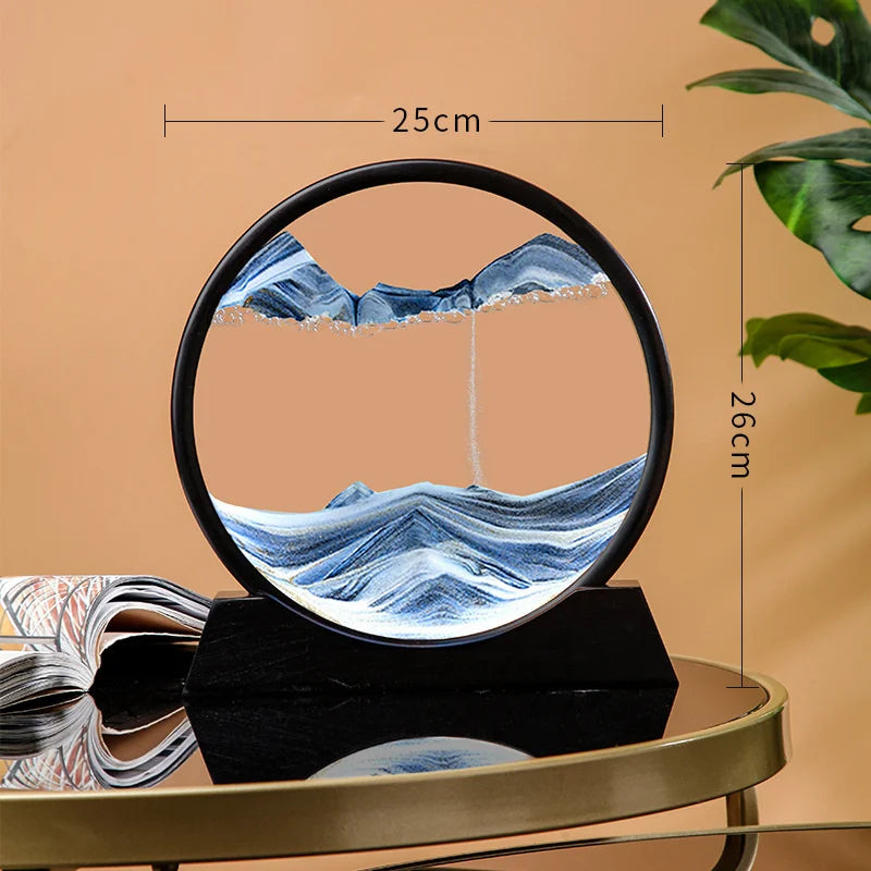 3D Moving Sand Art Hourglass