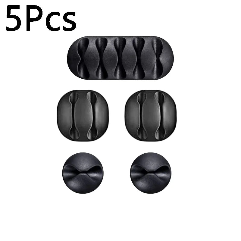 Silicone Self-Adhesive Cable Clips