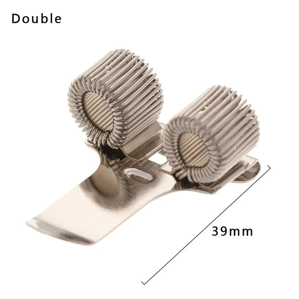 Metal Spring Pen Holder with Clip