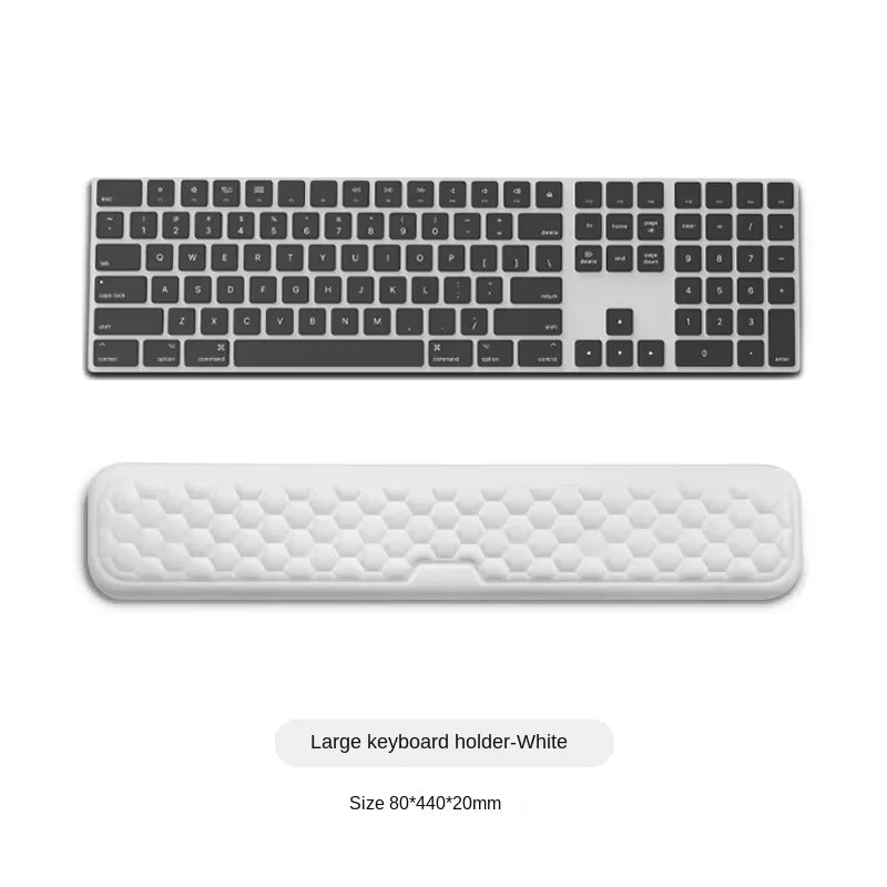 Ergonomic Keyboard and Mouse Wrist Rest Set – Memory Foam Support Pad