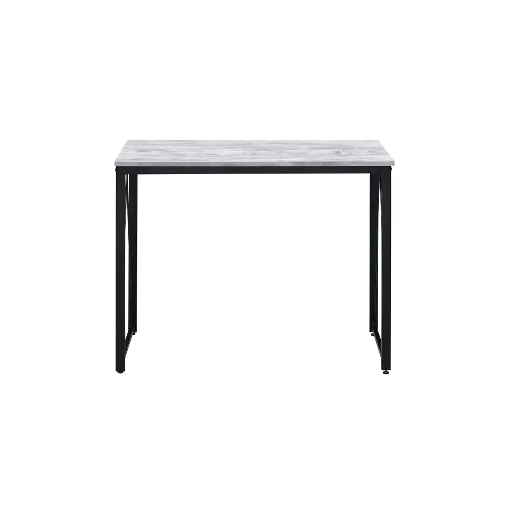 Antique White & Black Writing Desk
