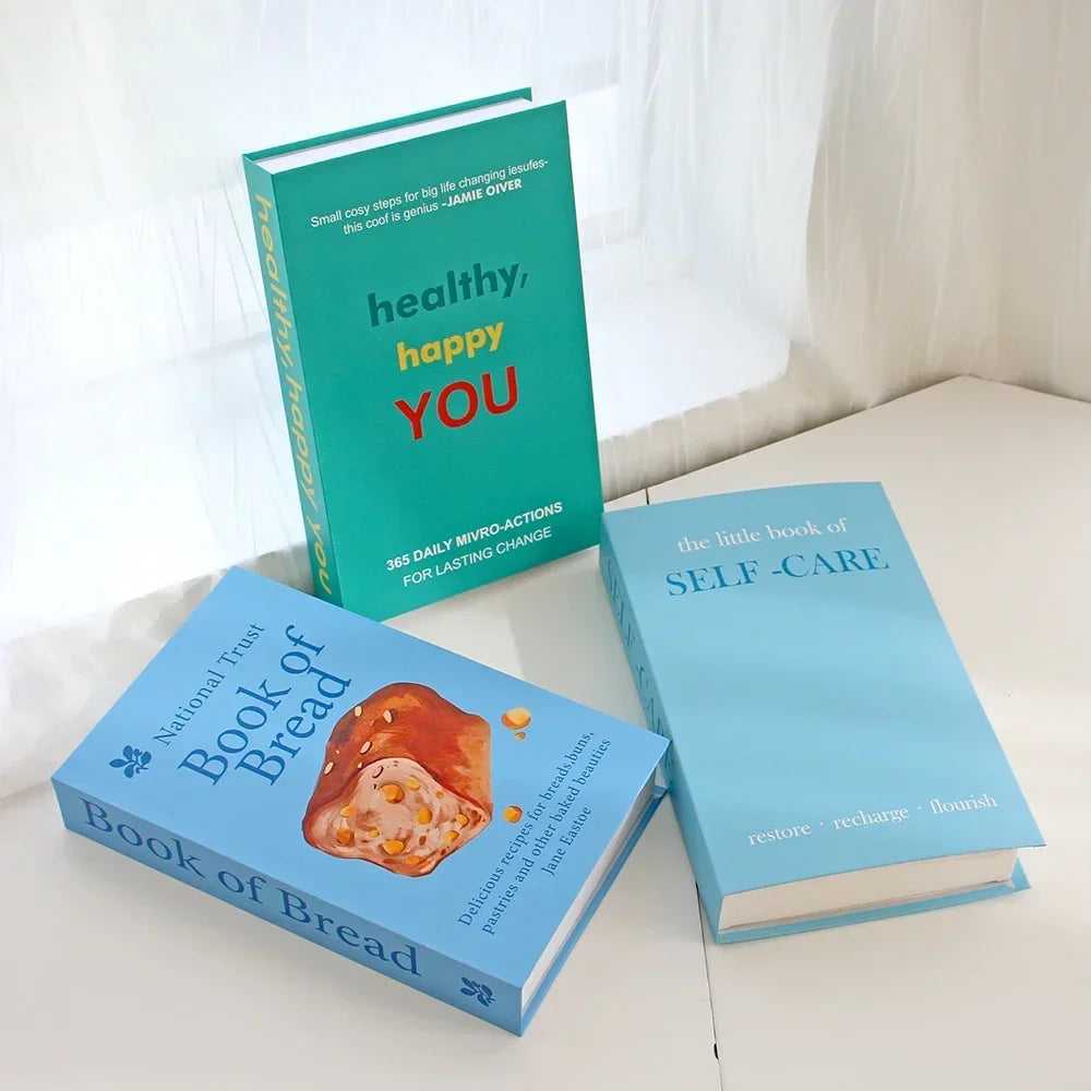 3PCS Fashion Decorative Fake Books